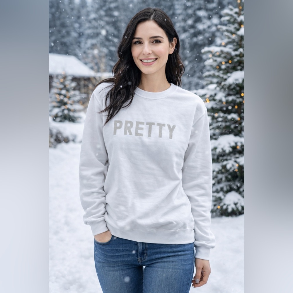 Pretty Neutral The PRETTY Sweatshirt in White